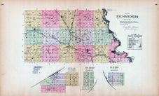 Richardson County, Stella, Shubert, Verdon, Nebraska State Atlas 1885